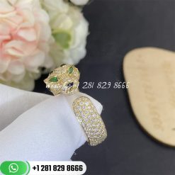 Cartier panthere de cartier ring yellow gold n4767700 custom jewelry coral (3)