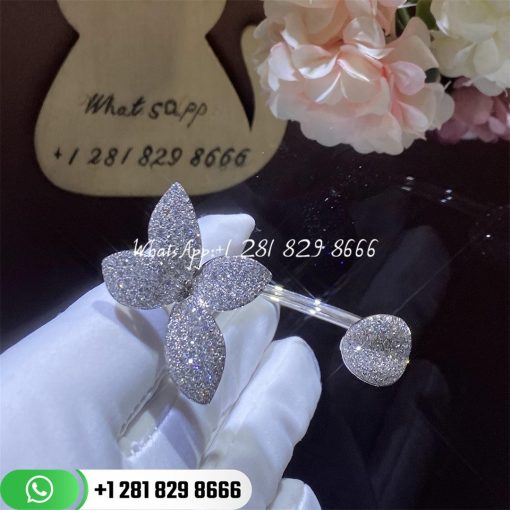 Pasquale bruni giardini segreti bracelet in 18k white gold with diamonds custom jewelry (6)