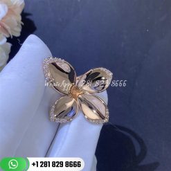 Pasquale bruni giardini segreti ring in 18k rose gold and daimons custom jewelry (1)
