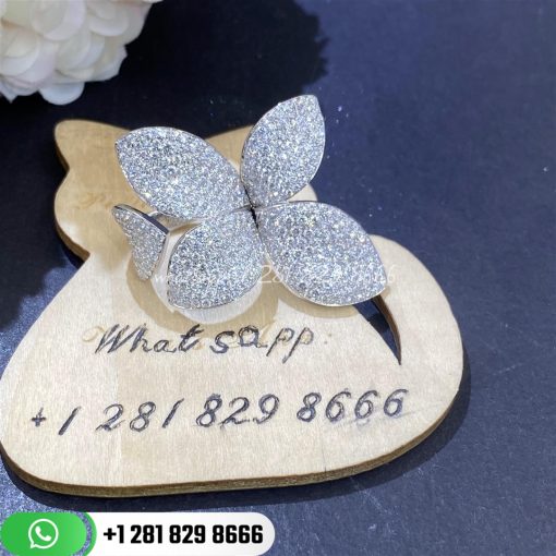 Pasquale bruni giardini segreti ring five leaves medium flower ring custom jewelry (9)